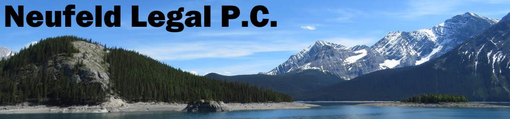 Neufeld Legal wills estate planning lawyer Calgary Alberta